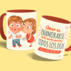 enamorarse todos los dias-taza roja-con fondo