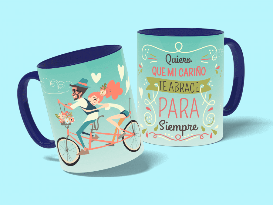 quiero que te abrace-taza azul oscuro-con fondo