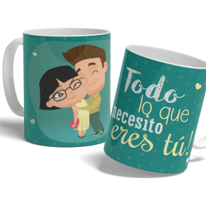 Taza "Todo lo que necesito"