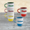Taza apilable colores
