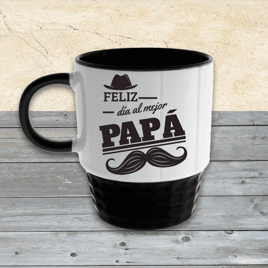 Taza-cafe-negro-día del padre