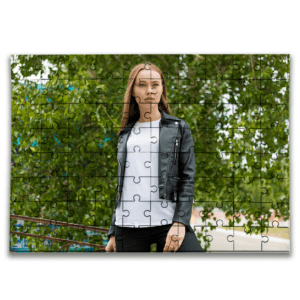 Puzzle de madera rectangular personalizado