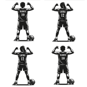 Silueta Baloncesto de madera personalizada